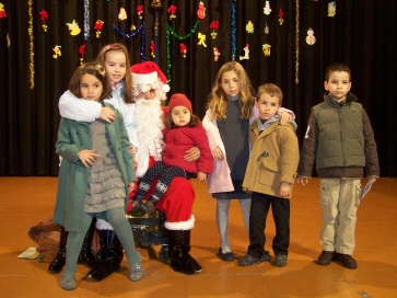 Papá Noel estuvo con los niños de Miajadas